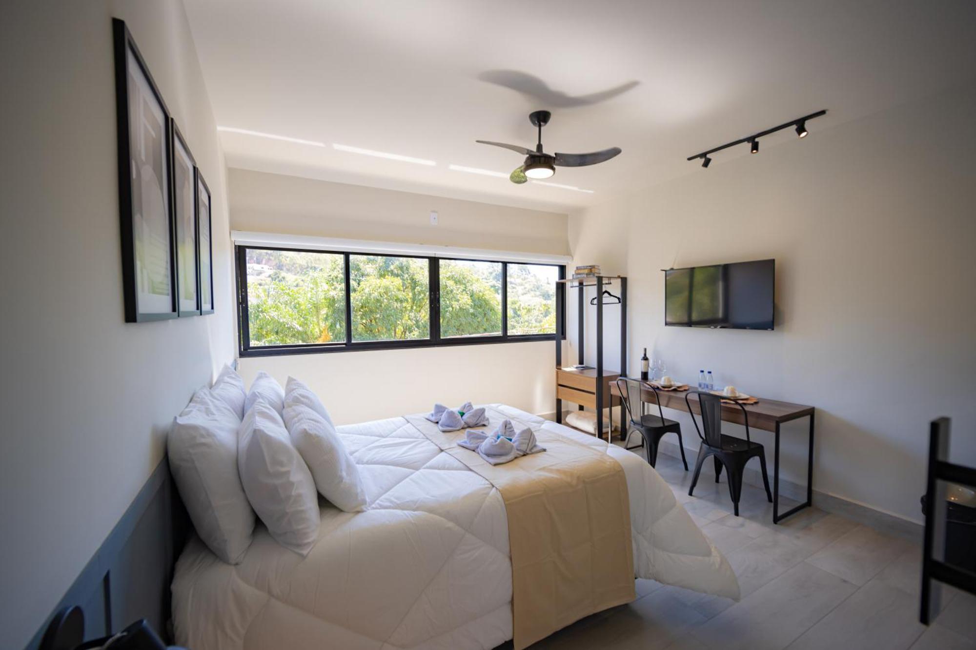 Loft Moderno Com Vista Para As Montanhas Apartamento Águas de Lindóia Exterior foto